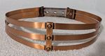 Vintage MCM Renoir Copper Belt 50's 60's Ladies Size XS Small 25” To 27” 