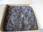 100 x Vintage 5/16" External Teeth Shakeproof Lock Washers. British Made