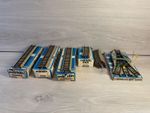 MARKLIN HO GAUGE M TRACK BROWN BALLAST BUNDLE JOB LOT - STRAIGHTS CURVED POINTS
