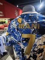 Manchester United Stone Roses Adidas Genuine S/S Jersey Medium Mani #7 Rare 