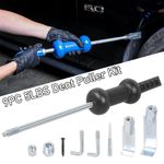 9PC HEAVY DUTY DENT PULLER SLIDE HAMMER KIT SET CAR AUTO BODY SHOP REPAIR TOOL