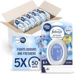 Febreze Bathroom Air Freshener Spring Awakening Scent 5 Units Blue Pod