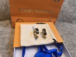 Louis Vuitton LV Gold Earring Stud with Box Excellent Condition