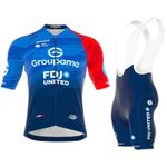 2026 Mens fdj team Cycling Short Sleeve Jersey Cycling Bib Shorts Bicycle Jersey