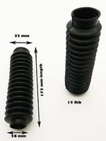 175mm Motorcycle SUSPENSION Fork Dust Cover Gaiters Gators shock Boots 26x32