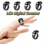 LCD Electronic Finger Ring Counters Digital Clicker Hand Tally Smart Counter UK