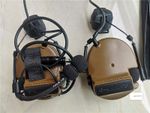 COMTAC III /C3 Single Com Noise Reduction Headset For TCA TRI Mil-Spec PTT RADIO