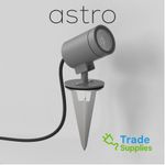 Astro 8.2W Bayville Spike Single Spot Garden Outdoor LED Ground Light  Grey IP65
