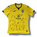 Signed HIBERNIAN FC / Hibs 2025/26 Football Away Shirt - COA & Photo Proof