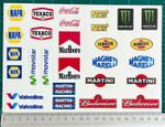 28x RC Radio control car decals / stickers, Quality vinyl, laminated
