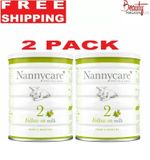 2 PACK Nannycare 2 Goat Milk Based Follow On Milk From 6 Months 900g x2