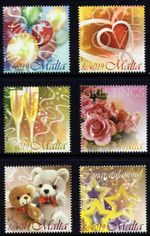 Malta 2007  OCCASIONS GREETINGS SET SG1557-1562 Unmounted Mint MNH