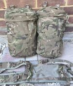 Genuine British Army MTP PLCE Bergen Side Pouches Yoke and Straps Complete SET