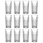 12x LAV Odin Highball Glasses Tall Glass Water Drinking Tumblers Set 356ml