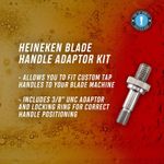 Blade adaptor 3/8" UNC-16 and locking ring kit