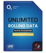 O2 Unlimited 5G Data SIM Card £25 Month Rolling No Contract Mobile Broadband UK✅