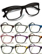 Big Lens Design Trendy Reading Glasses +0.00~ +4.00 Unisex Large Nerd Retro Geek