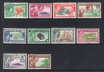 M25631 Pitcairn Islands 1940-51 SG1/8 KGVI: Definitives FU, Cat £36