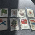 BDV Cigarette Silks Godfrey Phillips naval / flags - regiments Joblot lot 5