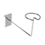 Gridwall CHROME MILLINERY ARM FOR GRIDWALL PACK OF 5