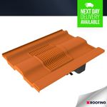 Timloc Castellated Tile Vent, Terracotta, Compatible with Marley, Redland Renown