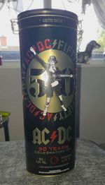 AC/DC 50 Years Celebration IPA Limited Edition Collectible Beer Tin Original