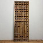 Vintage Wooden Printers Tray - Rustic Wooden Salvage - Wall Decor - #49