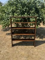 Antique Victorian Oak  Bookcase Open Freestanding Study Living Room Library