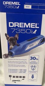 Dremel 7350 Pet 4V Cordless Pet Nail Grooming Kit Grinder Sander