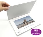 Video Book, 10” Hard Back. 4GB memory (4 hour playtime). Customizable. Free conv