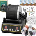 Rock Tumbler Kit 2.5LB Gem Polishing Machine Stone Polisher 3 Speed DIY STEM