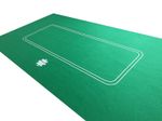 HUGE TEXAS HOLD EM / POKER FELT - BAIZE LAYOUT PICK  COLOUR  6FT by 3 180cm 90cm