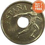 25 PESETAS SPANISH COIN - CHOICE OF DATE FROM 1990-2001 - SPAIN