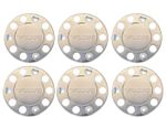 6Pcs Stainless Steel Wheel Trims Covers 22.5" for Volvo Truck And Bus