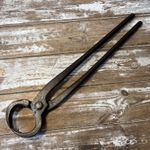 Large Original Blacksmith Made Blacksmith's Tongs/ Pincers/Grippers Length 16”
