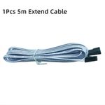 PIR Motion Detector with 5m Extension Cord Compatible with 12V 24V LED Steps