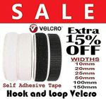 VELCRO® Genuine Brand PS14 SELF ADHESIVE Stick on Tape HOOK & LOOP Sticky Strips