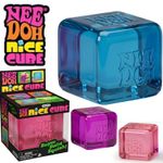 Nice Cube Nee Doh Stress Ball Sensory Toys Needohs Fidget Anxity Groovy Blue