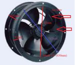630mm Industrial Duct Fan Cased Axial Commercial Kitchen Canopy Extractor,