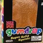 Nee Doh Gumdrop Super Solid Squish Needoh Gum Drop ORANGE RARE