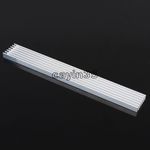 Silver-White Heat Sink LED 150x20x6mm Heat Sink Aluminum Cooling Fin