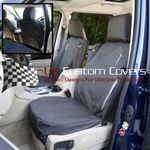 Fits Land Rover Discovery 3 Front Seat Covers Tailored (2004-2009) Black 191