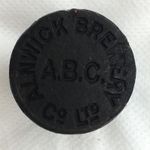 Alnwick Brewery Co. A.B.C. old antique vintage soda ginger beer bottle stopper
