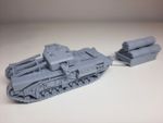 WWII British Churchill AVRE with Fascine Tank Various Scales Historical Wargami