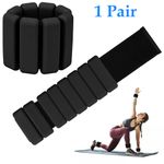 2PCS Adjustable Wrist Ankle Weights for Aerobics Pilates Weight-Bearing Bracelet