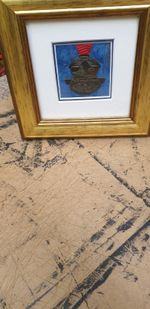  VINTAGE BRONZE MEDAL - THE JERUSALEM PILGRIMAGE MARCH, 1978, framed 19x19 cms.