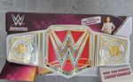 WWE Women's Heavyweight Championship Belt Wrestling Kid Child Mattel Replica New