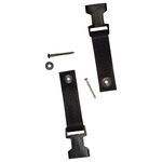 DiMarzio DD2201 Cliplock Guitar Strap Black Replacement Fasteners