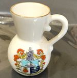Alexandra Southbourne Coat of Arms White Ceramic Mini Mug 70ml 1970s