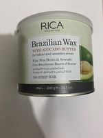 rica brazillian wax with avocado ,painless,/less pain/ no strip wax